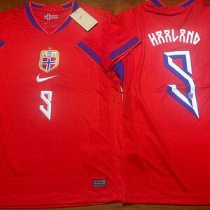 NORWAY ERLING HAALAND Nat'l Soccer Team JERSEY Men's Sz M,L,XL,2XL NWT by Nike